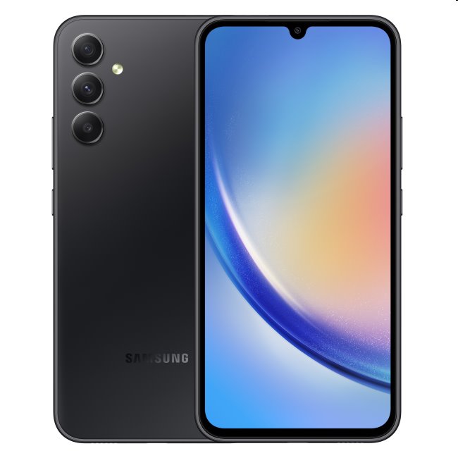 Samsung Galaxy A34 5G, 8/256GB, graphite, Trieda A – použité, záruka 12 mesiacov