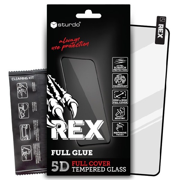 Sturdo REX ochranné tvrdené sklo pre Samsung Galaxy S25+ (5D FULL GLUE)