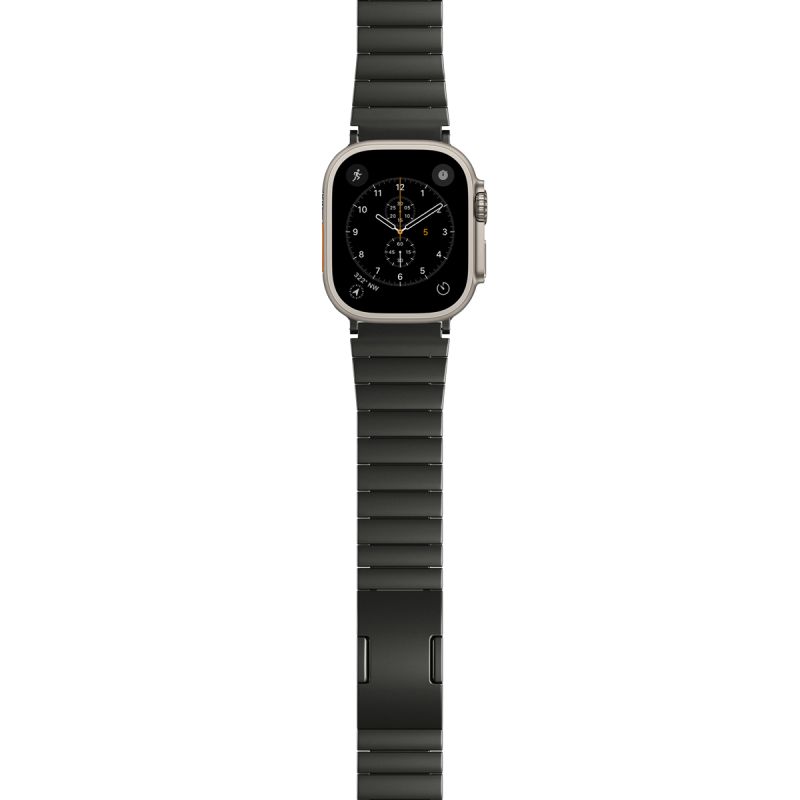 Epico UNUM Titanium Watch Band for Apple Watch SE/Series 1- 9 (42/44/45mm)/10 (46mm)/Ultra (49mm) - čierna