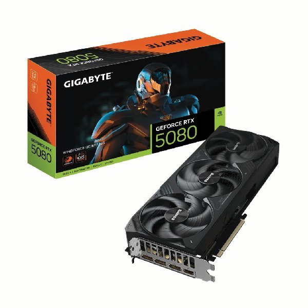 Gigabyte GeForce RTX 5080 WINDFORCE OC SFF 16G GV-N5080WF3OC-16GD