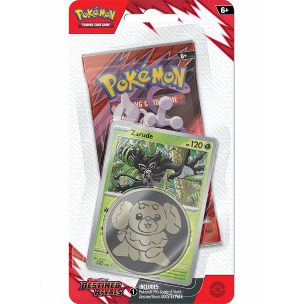 Kartová hra Pokémon TCG: Scarlet & Violet Destined Rivals Checklane Blister Zarude (Pokémon) Zarude