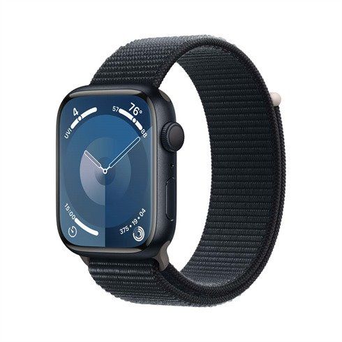 Apple Watch Series 9 GPS 45mm Midnight Aluminium Case with Midnight Sport Lopp*Vystavený* 3M590ZA