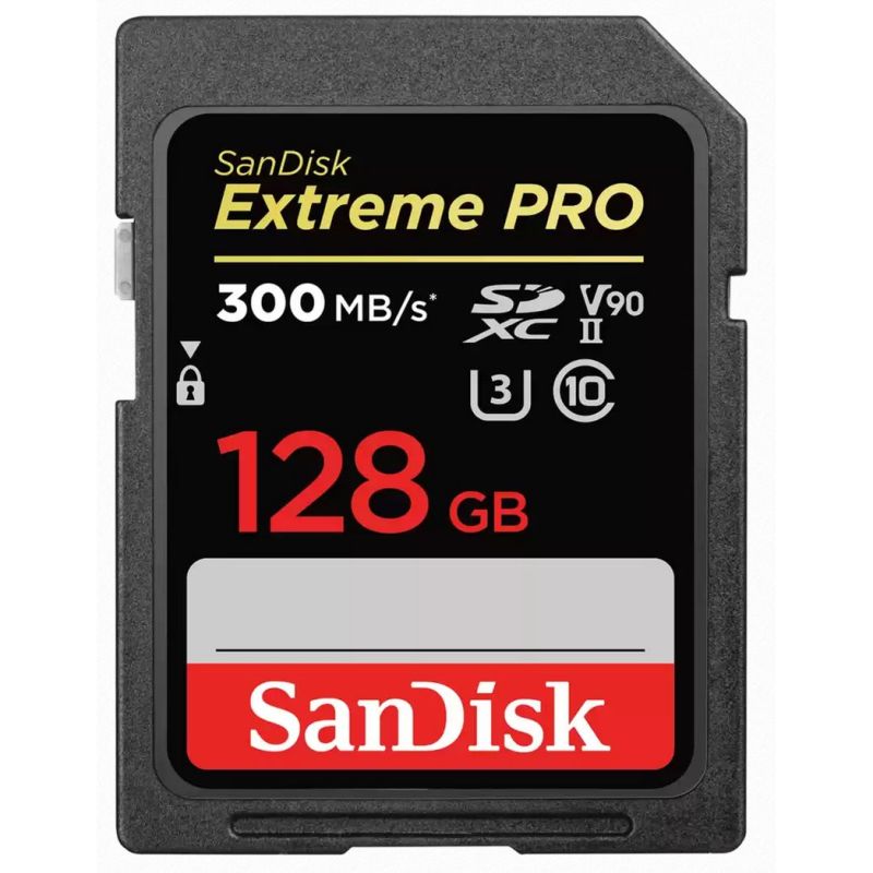 SanDisk Extreme PRO 128GB SD card SDSDXDK-128G-GN4IN
