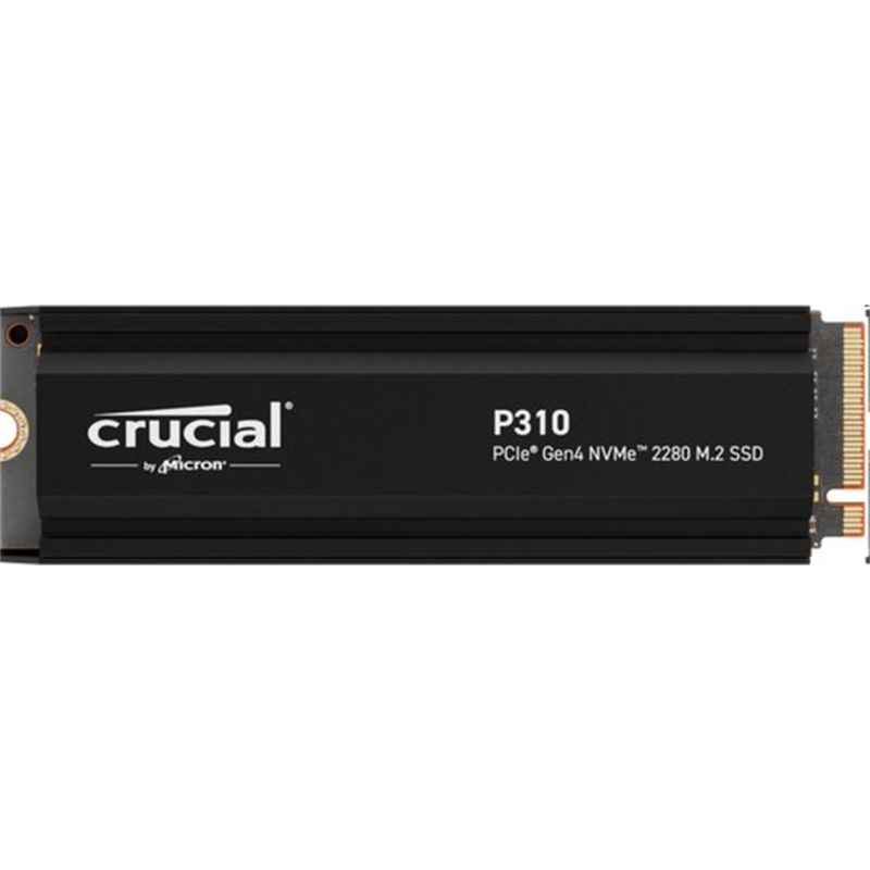 Crucial SSD P310 2TB M.2 NVMe Gen4 7100/6000 MBps with Heatsink (Playstation®5 and PlayStation®5 Pro compatible)