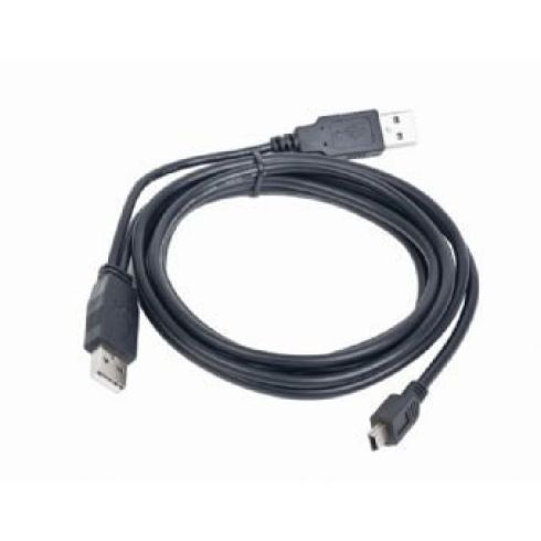 Kábel CABLEXPERT USB A-MINI 5PM 2.0 1m DUÁLNÍ pre extra napájanie CCP-USB22-AM5P-3