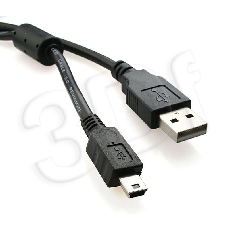 Kábel CABLEXPERT USB A-MINI 5PM 2.0 30cm HQ, pozlátené kontakty CCP-USB2-AM5P-1