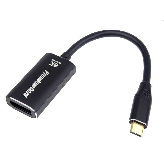 PremiumCord adaptér USB-C na DisplayPort DP1.4 8K@60Hz 4k@120Hz ku31dp10
