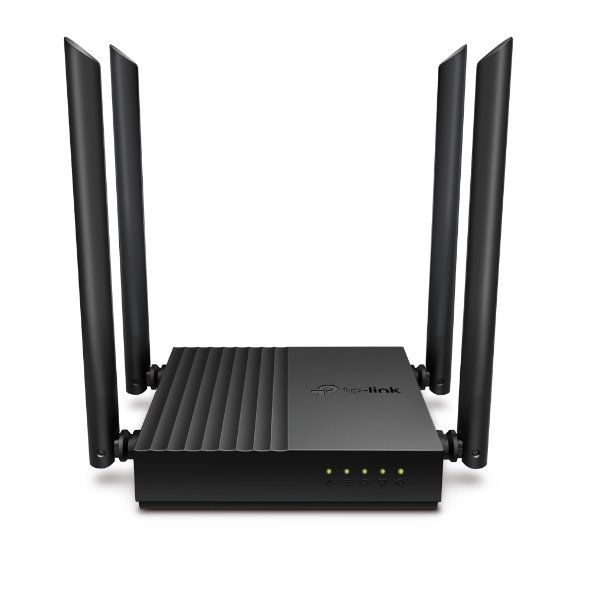 tp-link Archer C64, AC1200 Dual-Band Wi-Fi RouterSPEED: 400 Mbps at 2.4 GHz + 867 Mbps at 5 GHzSPEC: 4× Antennas, 1× Gigabit WAN Archer C64