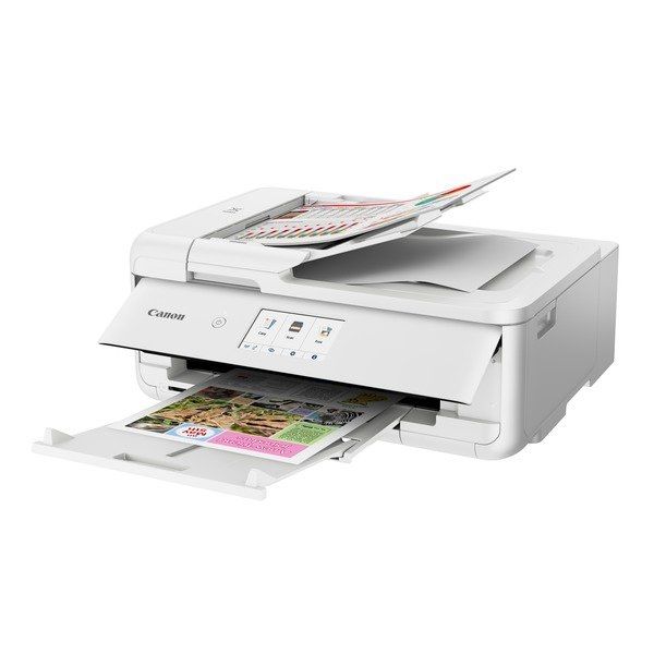 Canon PIXMA TS9551Ca biela (A3, tlač/kopírovanie/skenovanie/cloud, duplex, ADF, SD, WiFi, LAN, USB)