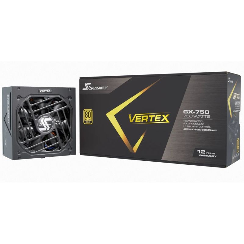 Seasonic VERTEX GX GOLD 750W ATX 3.0, PCIe 5.0, modular VERTEX GX-750