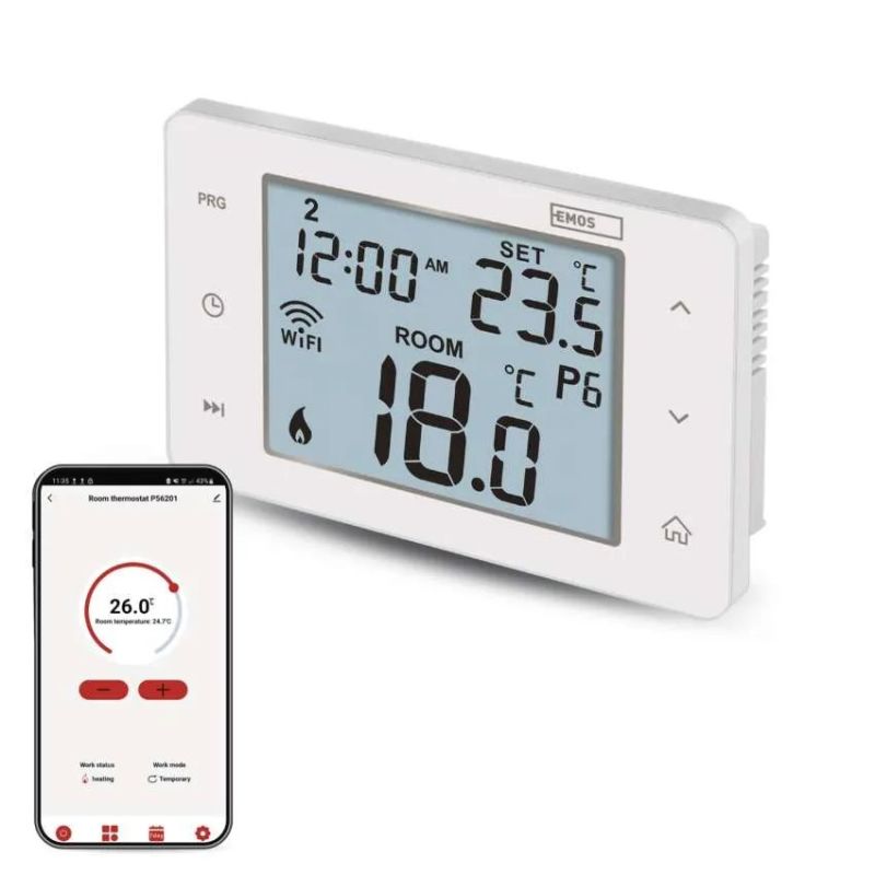 EMOS Izbový programovateľný drôtový WiFi GoSmart termostat P56201 P56201