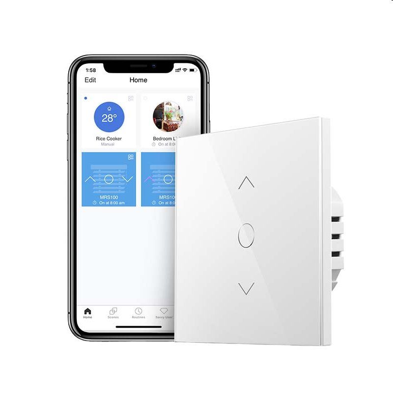 Meross Smart Wi-Fi časovač roliet Neutral Wire Required