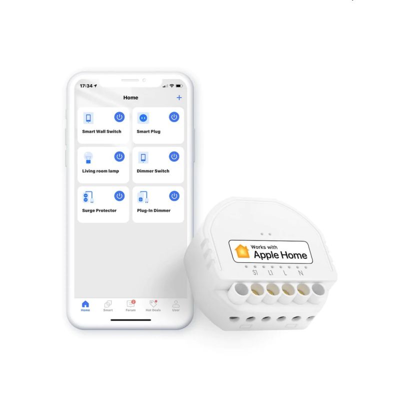 Meross Smart Wi-Fi In-Wall vypinac Neutral Wire Required MSS810HK(EU)