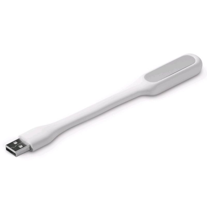 USB lampička k notebooku C-TECH UNL-04, flexibilná, biela UNL-04W