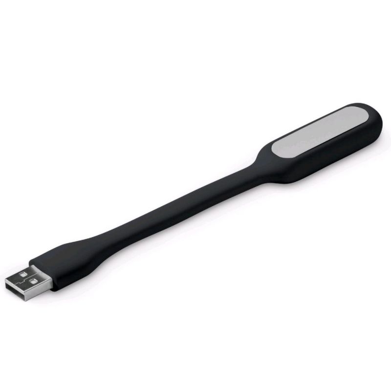 USB lampička k notebooku C-TECH UNL-04, flexibilná, čierna UNL-04BK
