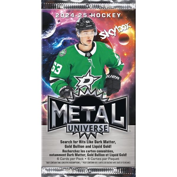 2024-25 Upper Deck Skybox Metal Universe Hockey Blaster balíček kariet
