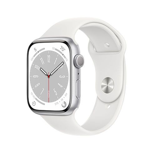 Apple Watch Series 8 GPS 45mm puzdro zo strieborného hliníka *Použitý s DPH - Trieda C*