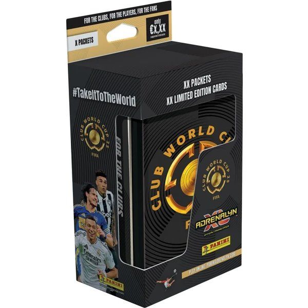 Panini FIFA Club World Cup 2025 Adrenalyn Plechová krabička (hranatá) 01-8521