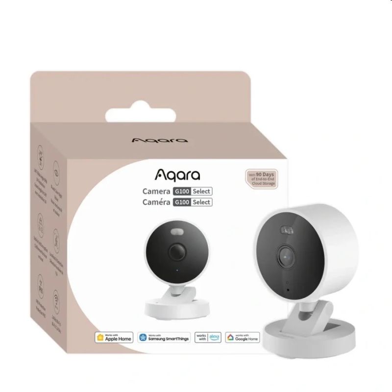 Aqara Smart Home Kamera G100, vnútornavonkajšia WiFi 2K, biela CH-C08D-W