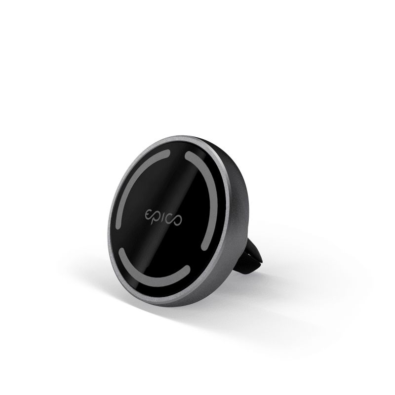 Epico Magnetic Wireless Car Charger (MagSafecompatible) 15W10W7,5W + 18W - Space Gray 9915111300034