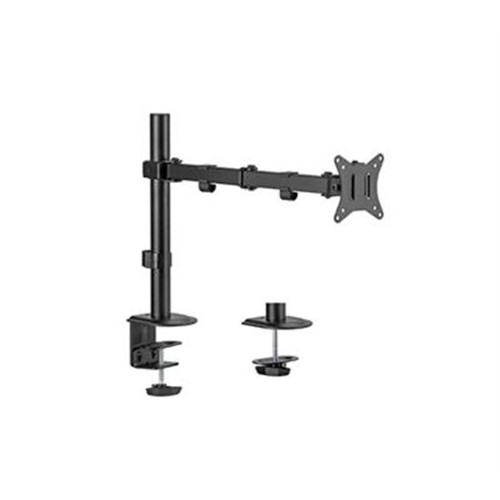 GEMBIRD Držiak LCD monitora na stôl MA-D1-01, naklápací, až do 32” a 9kg, čierny MA-D1-01