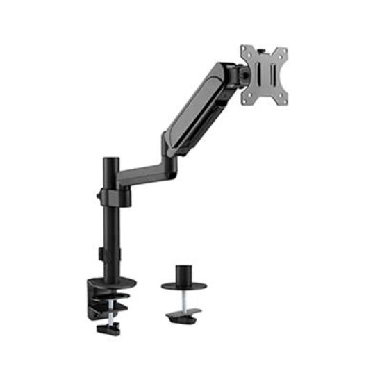 GEMBIRD Držiak LCD monitora na stôl MA-DA1P-01, naklápací, až do 32” a 9kg, čierny MA-DA1P-01