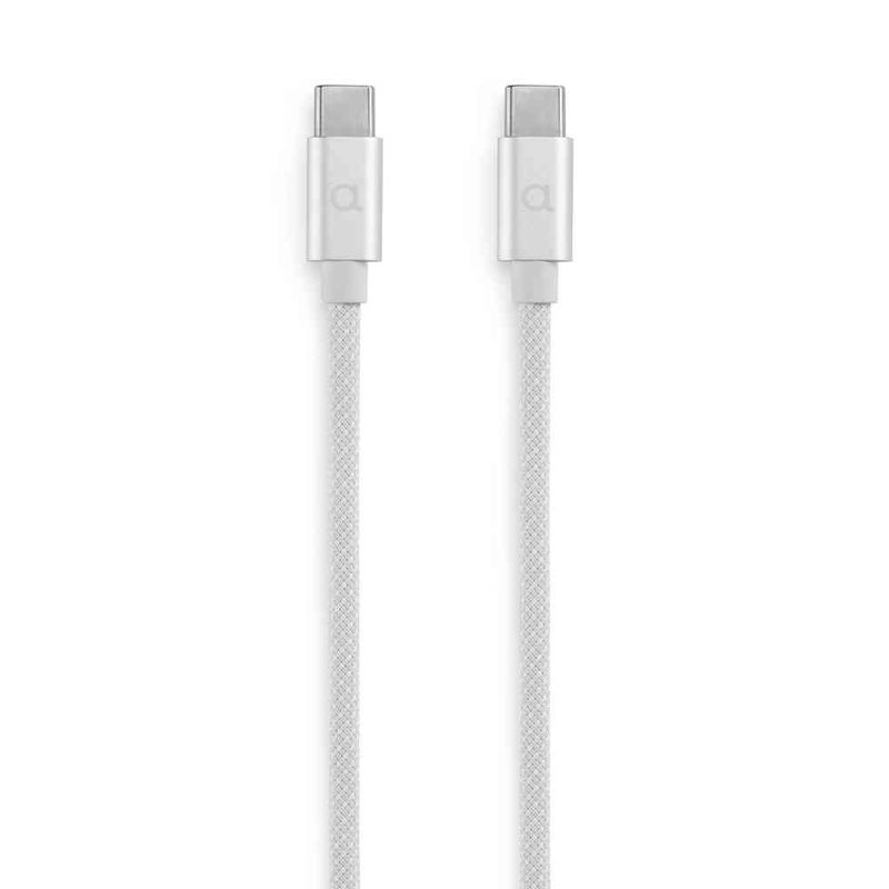 Aiino - USB-C to USB-C cable made of braided nylon (1,2 metres) AICBC2BRN