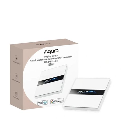 Aqara Smart Home Vypínač s displejom V1 WS-K02D