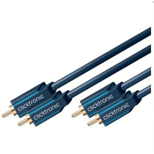 ClickTronic HQ OFC kabel 2x CINCH - 2x CINCH RCA, MM, 3m CLICK70380