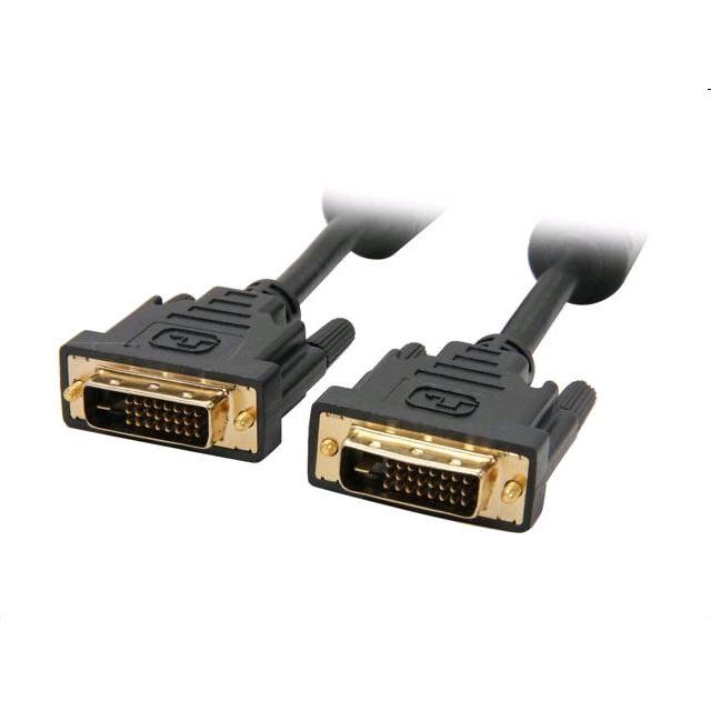 Kábel C-TECH pripoj DVI-DVI, MM, 1,8m DVI-D, dual link CB-DVI-18-B