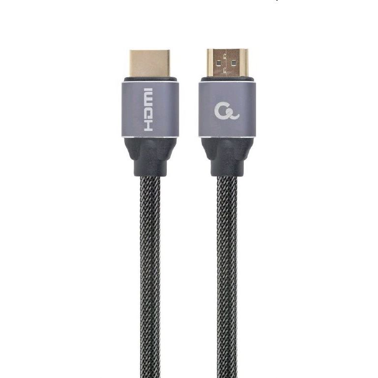 Kábel CABLEXPERT HDMI 2.0, 5m, opletený, čierny, blister CCBP-HDMI-5M