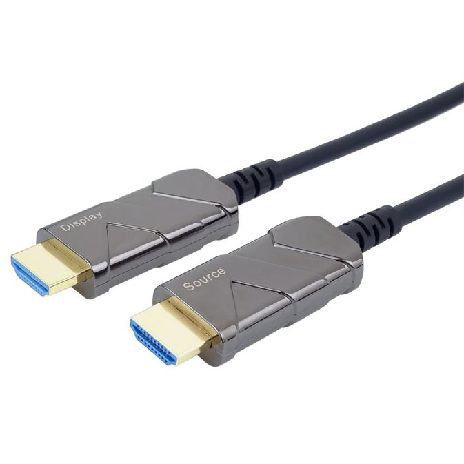 PremiumCord Ultra High Speed HDMI 2.1 optický fiber kabel 8K@60Hz, pozlátený 5m kphdm21x05