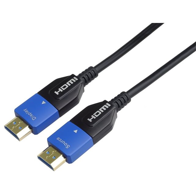 PremiumCord Ultra High Speed HDMI 2.1 optický kabel 8K@60Hz 4K@120Hz 15m pozlátený kphdm21m15