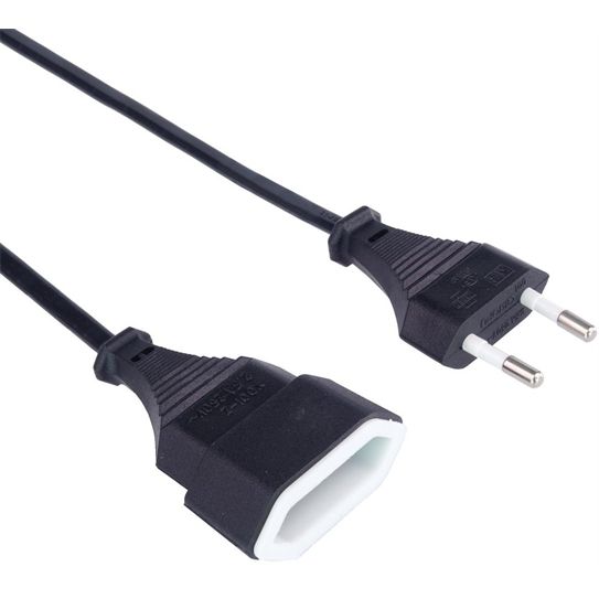 PremiumCord Kábel sieťový predlžovací dvojvidlica 230V 2m kpsm2