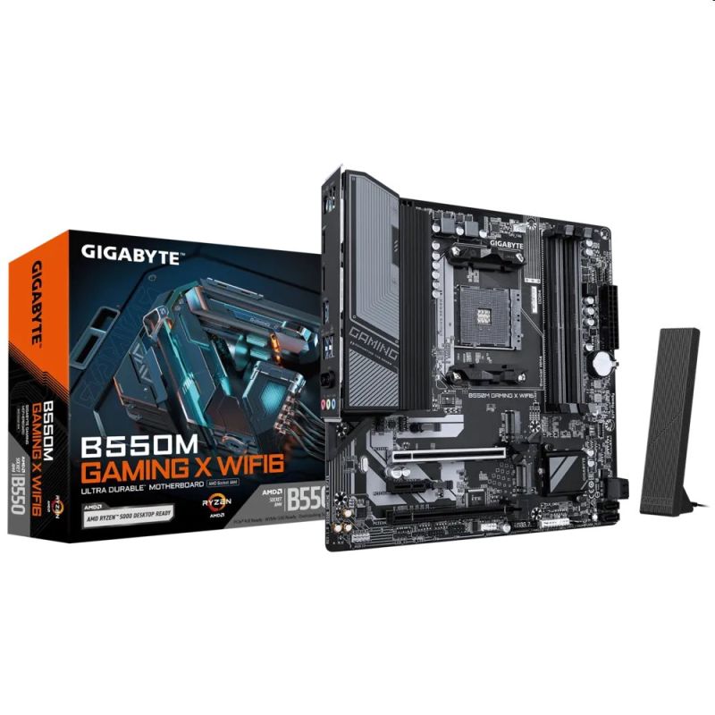 Gigabyte B550M GAMING X WIFI6, AMD B550, AM4, 4xDDR4, mATX B550M GAMING X WIFI6