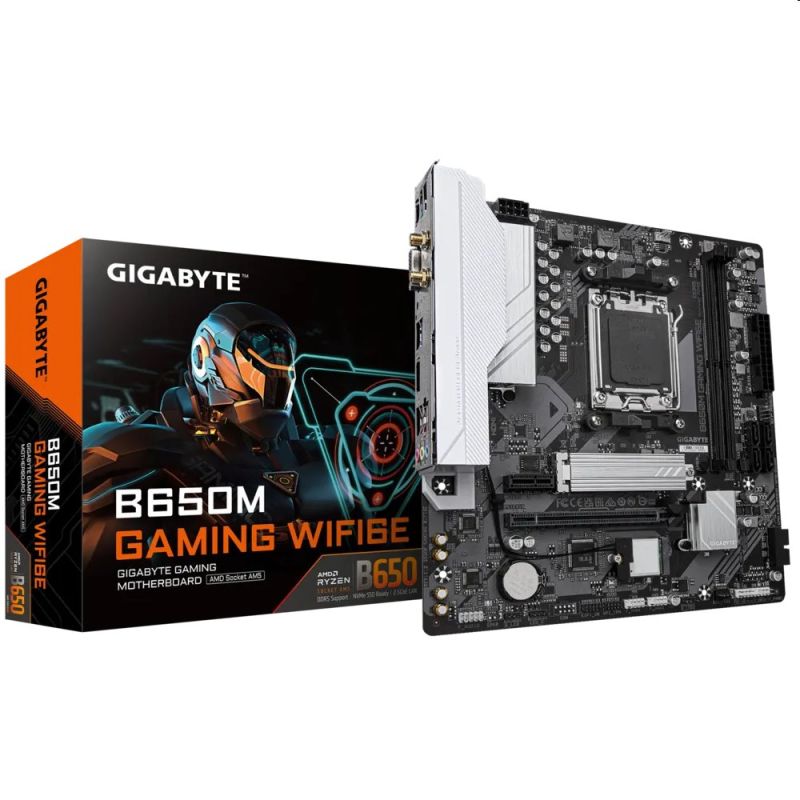 Gigabyte B650M GAMING WIFI6E, AMD B650, AM5, 4xDDR5, mATX B650M GAMING WIFI6E