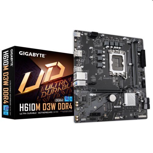 Gigabyte H610M D3W DDR4, Intel H610, LGA1700, 2xDDR4, mATX H610M D3W DDR4