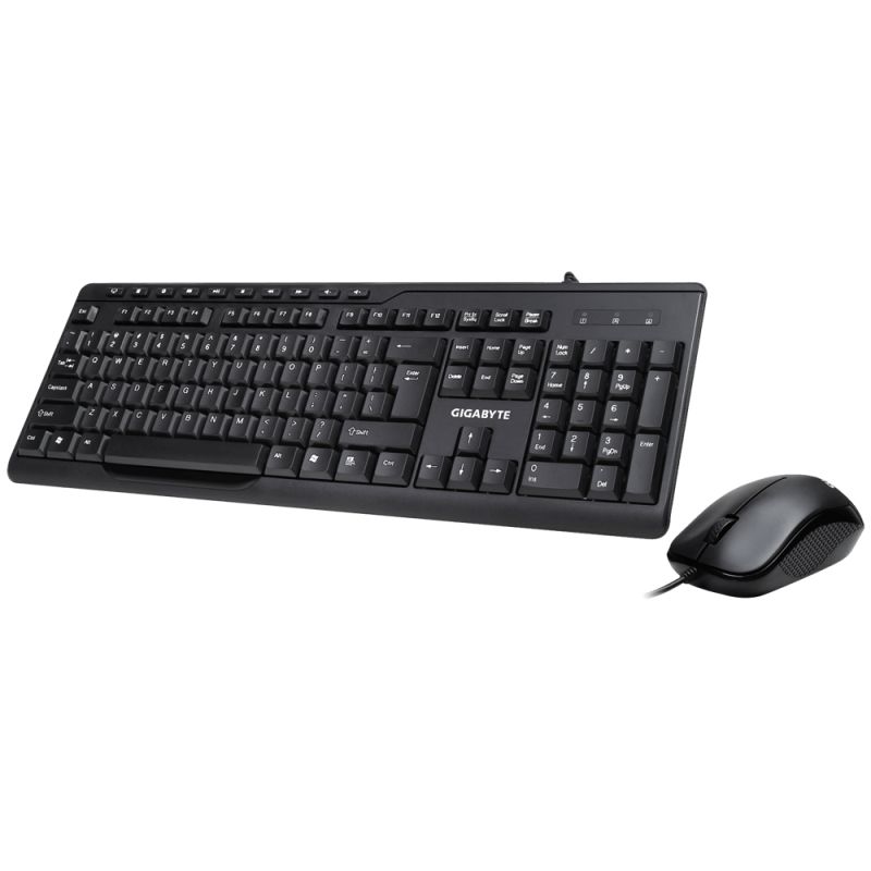 Gigabyte KM6300M Wired combo set keyboard US + mouse (up to 1000dpi) KM6300
