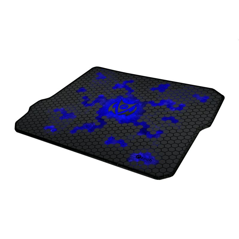 Herná podložka pod myš C-TECH ANTHEA CYBER BLUE, pre gaming, 320x270x4mm, obšité okraje GMP-01C-B
