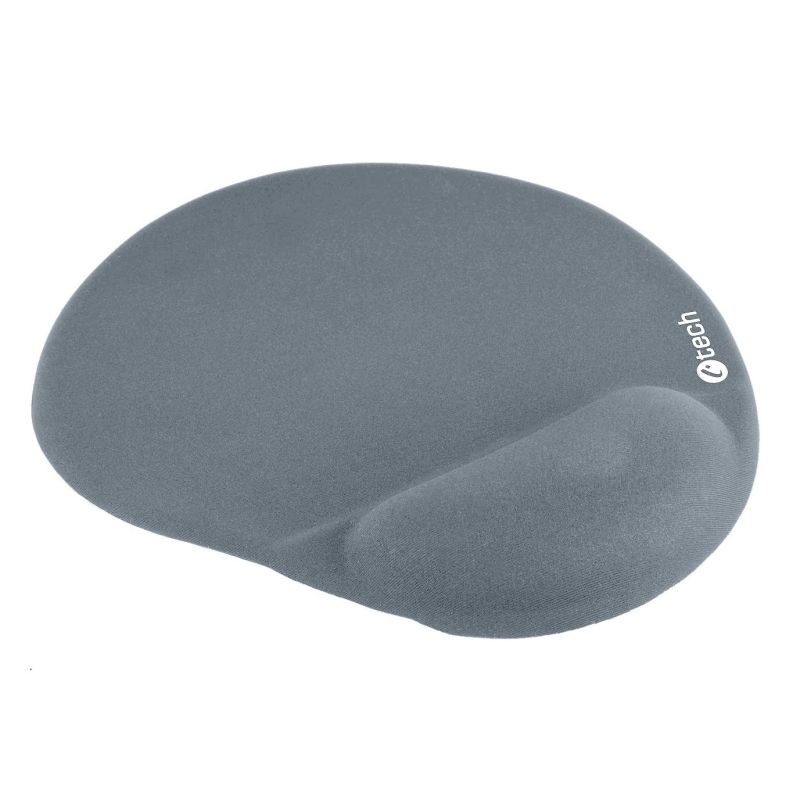 Podložka pod myš gelová C-TECH MPG-03, šedá, 240x220mm MPG-03GR