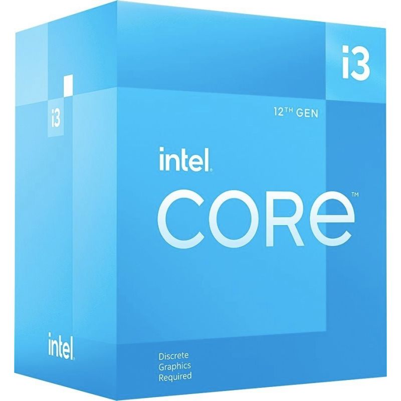 INTEL Core i3-12100F (až do 4,3Ghz 12MB Soc1700 no VGA) BOX BX8071512100F#obal