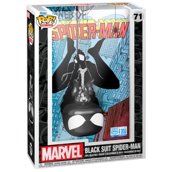 Pop! Comic Covers: Spider Man Black Suit (Marvel) Special Edition POP-0071