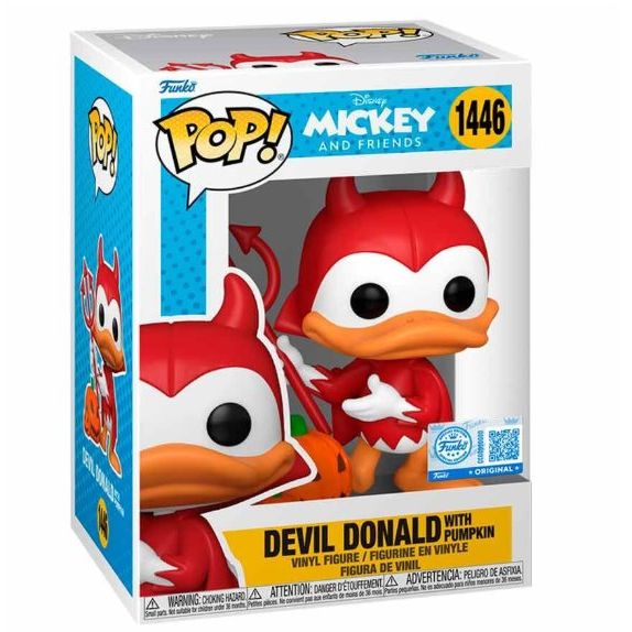 POP! Disney: Devil Donald with Pumpkin (Mickey and Friends) Special Edition