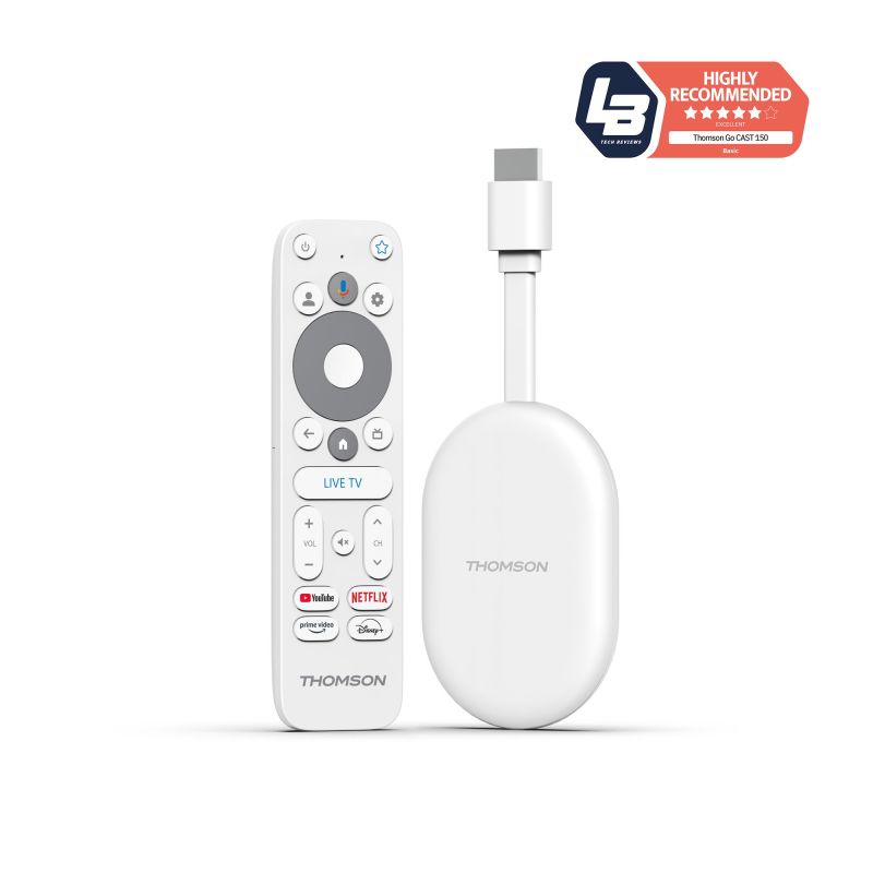 Thomson Streaming Stick 150 - Google TV GoCast (4K) 150