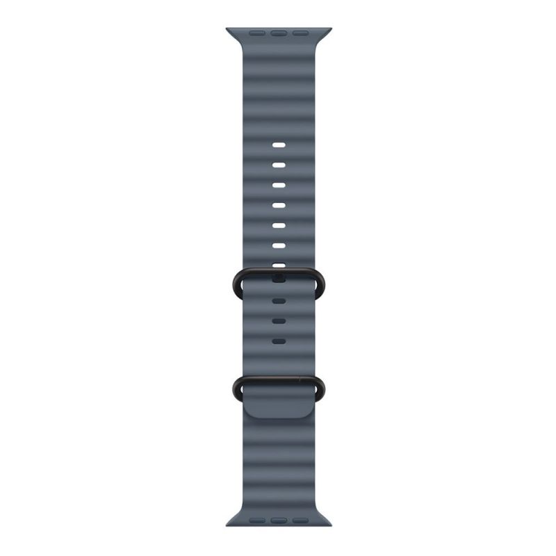 Apple Watch 49mm Anchor Blue Ocean Band - Black Titanium Finish MGCJ4ZMA