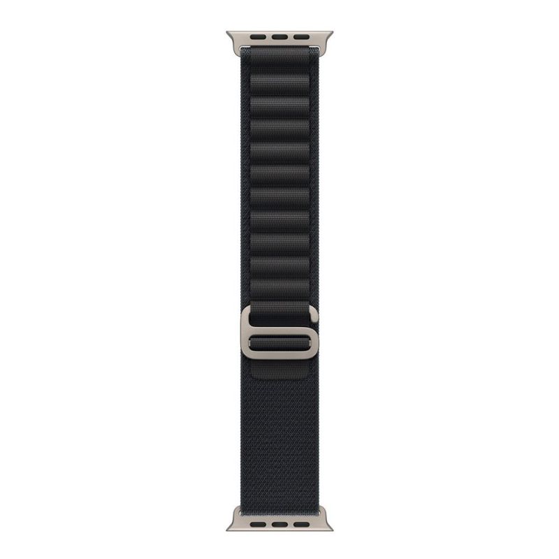 Apple Watch 49mm Black Alpine Loop - Medium - Natural Titanium Finish MFTF4ZMA