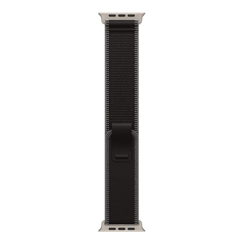 Apple Watch 49mm BlackCharcoal Trail Loop - ML - Natural Titanium Finish MFT94ZMA