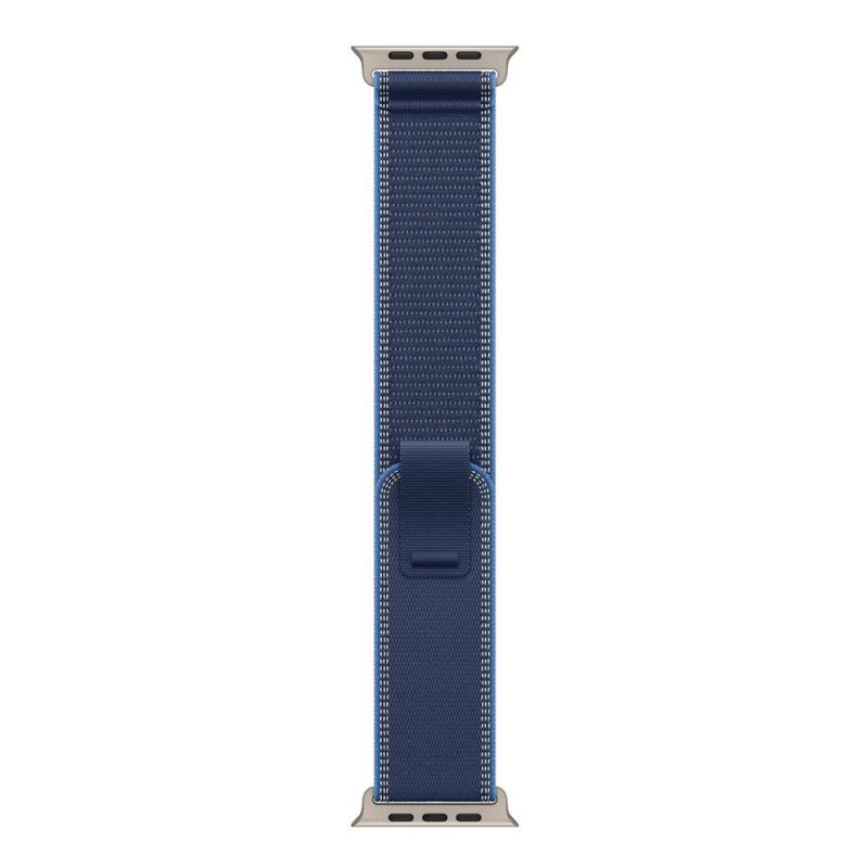 Apple Watch 49mm BlueBright Blue Trail Loop - ML - Natural Titanium Finish MFT74ZMA