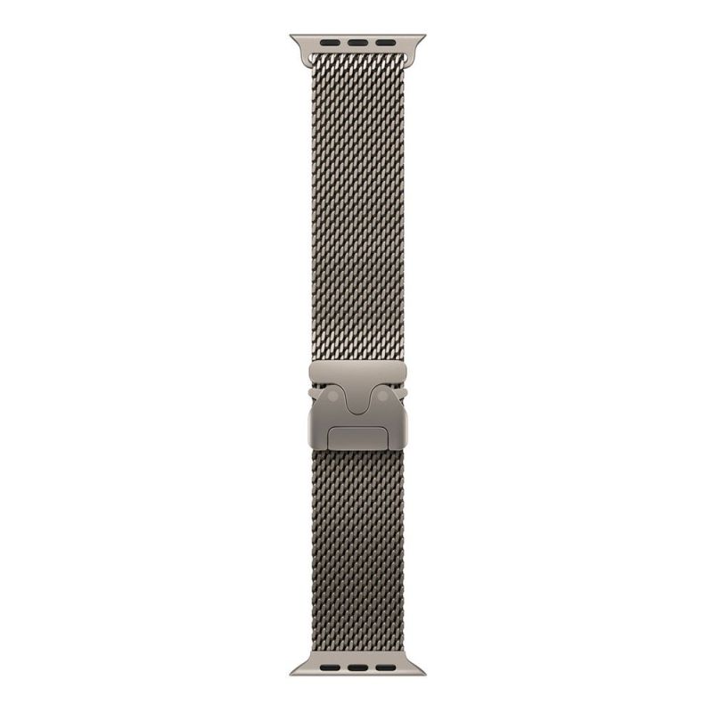Apple Watch 49mm Natural Titanium Milanese Loop - Large MGHQ4ZMA