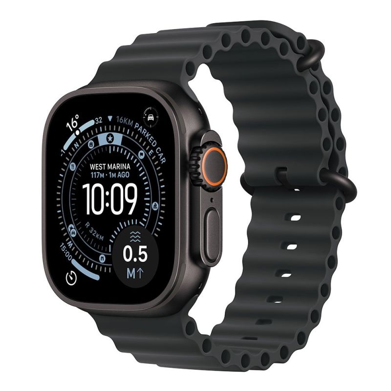 Apple Watch Ultra 3 GPS + Cellular 49mm Black Titanium Case with Black Ocean Band MF0J4QCA